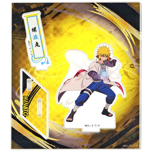 Minato Namikaze Acrylic Stand Action Ver. Naruto Shippuden Jump Shop Limited [USED]