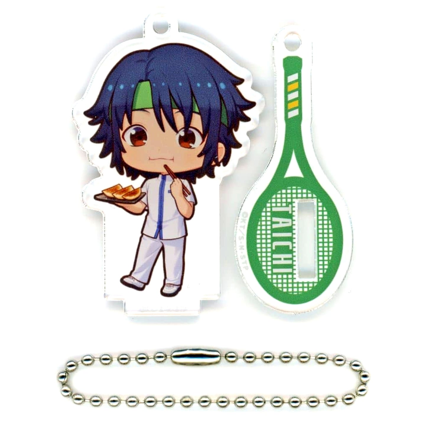 The New Prince of Tennis Taichi Dan Mini Character Acrylic Stand Charm Nikujiru Gyoza no Dandadan Collaboration [USED]