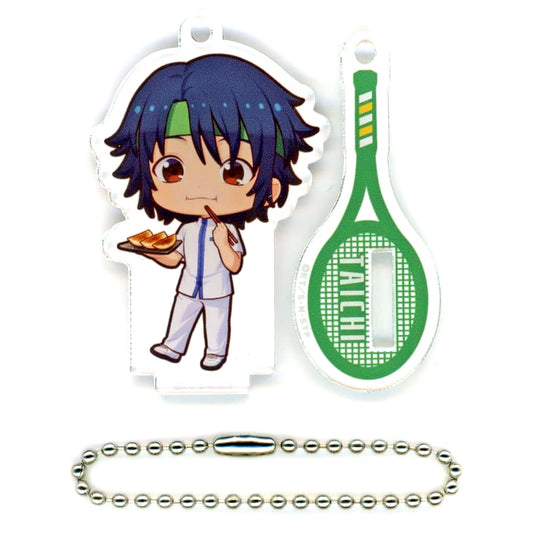 The New Prince of Tennis Taichi Dan Mini Character Acrylic Stand Charm Nikujiru Gyoza no Dandadan Collaboration [USED]