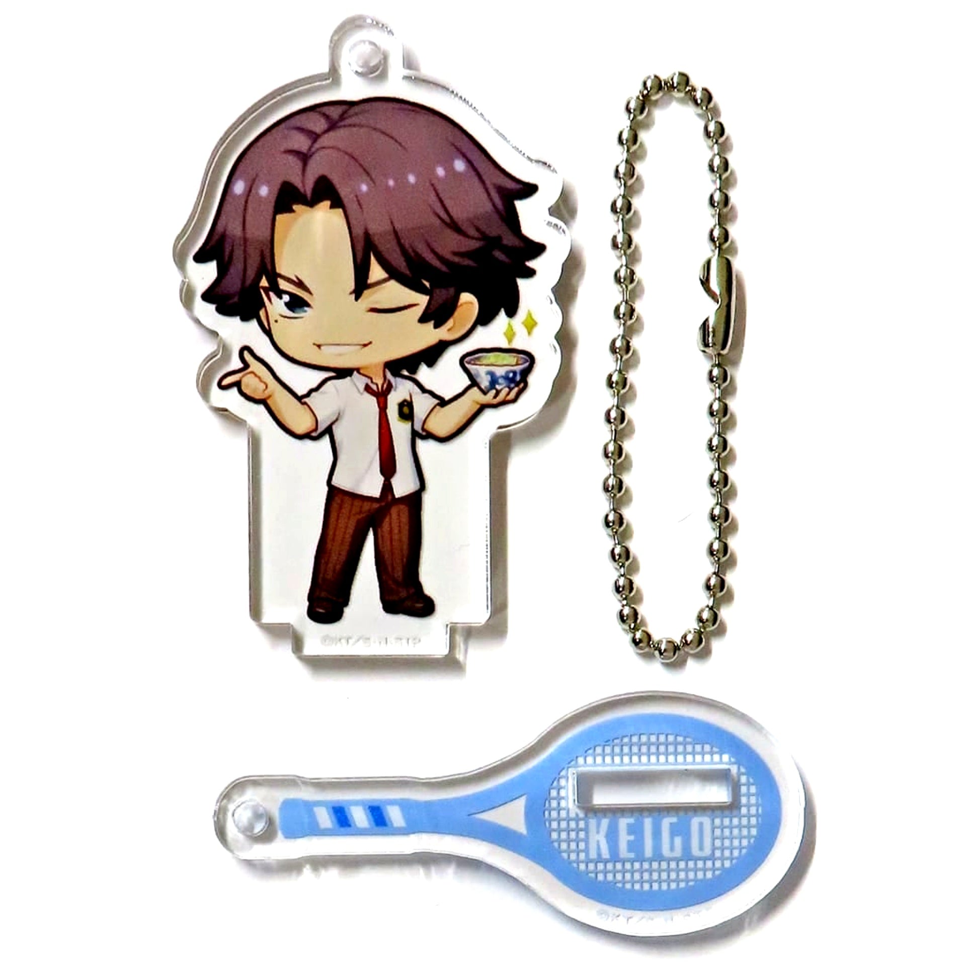 The New Prince of Tennis Keigo Atobe Mini Chara Acrylic Stand Charm Niku-jiru Gyoza no Dandadan Collaboration [USED]