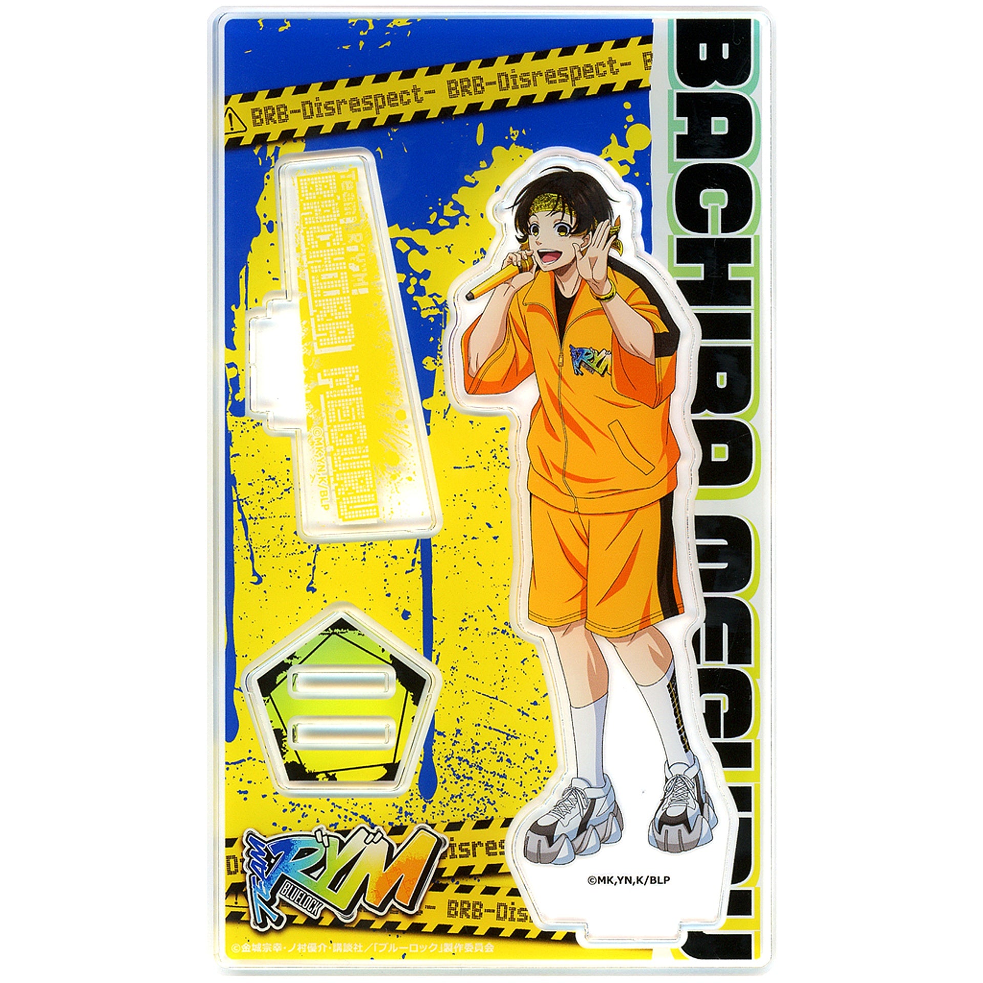 Meguru Bachira Blue Lock x Karaoke no Tetsujin Vol.3 Acrylic Stand with Nameplate [USED]