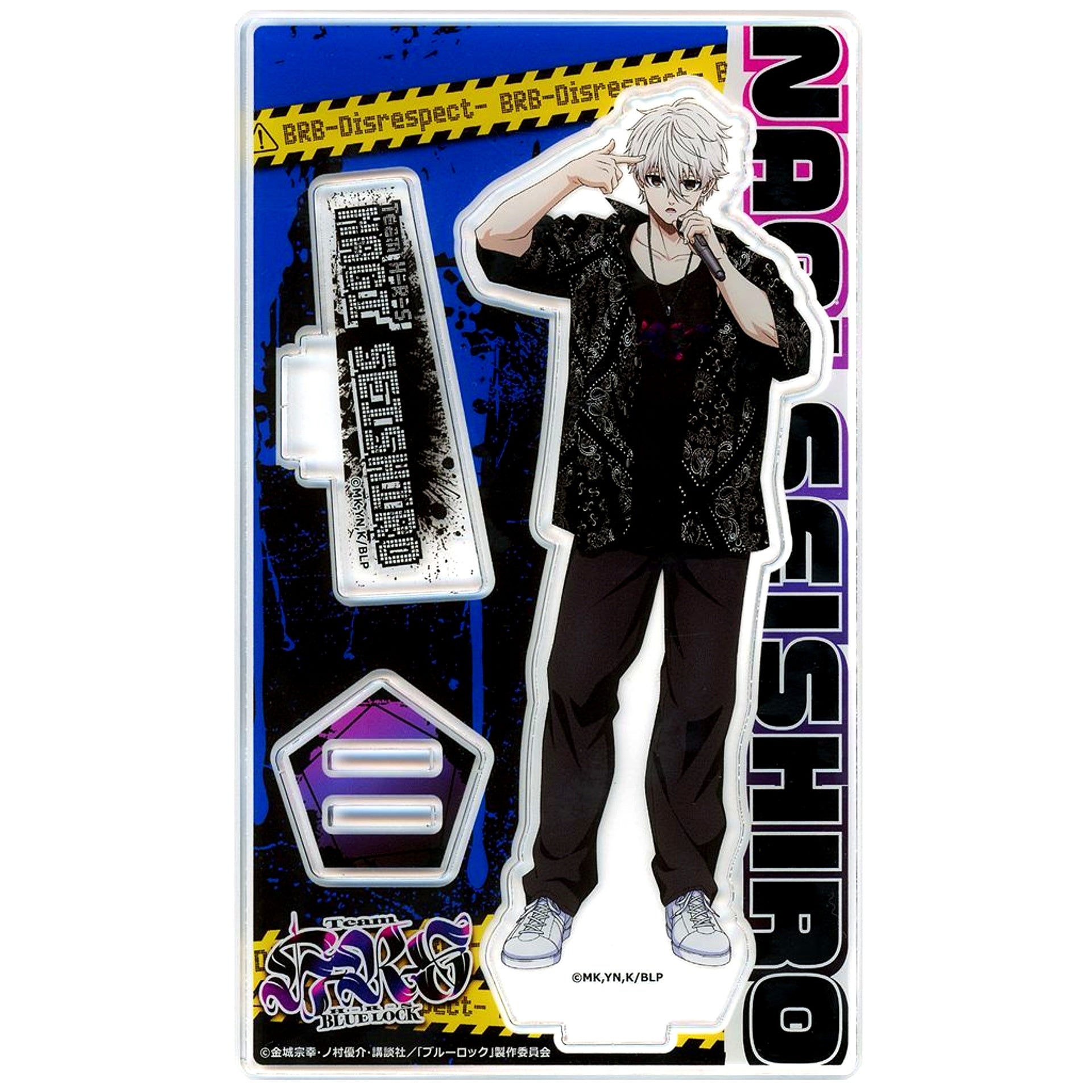 Seishiro Nagi Acrylic Stand with Nameplate Blue Lock x Karaoke no Tetsujin Vol. 3 [USED]