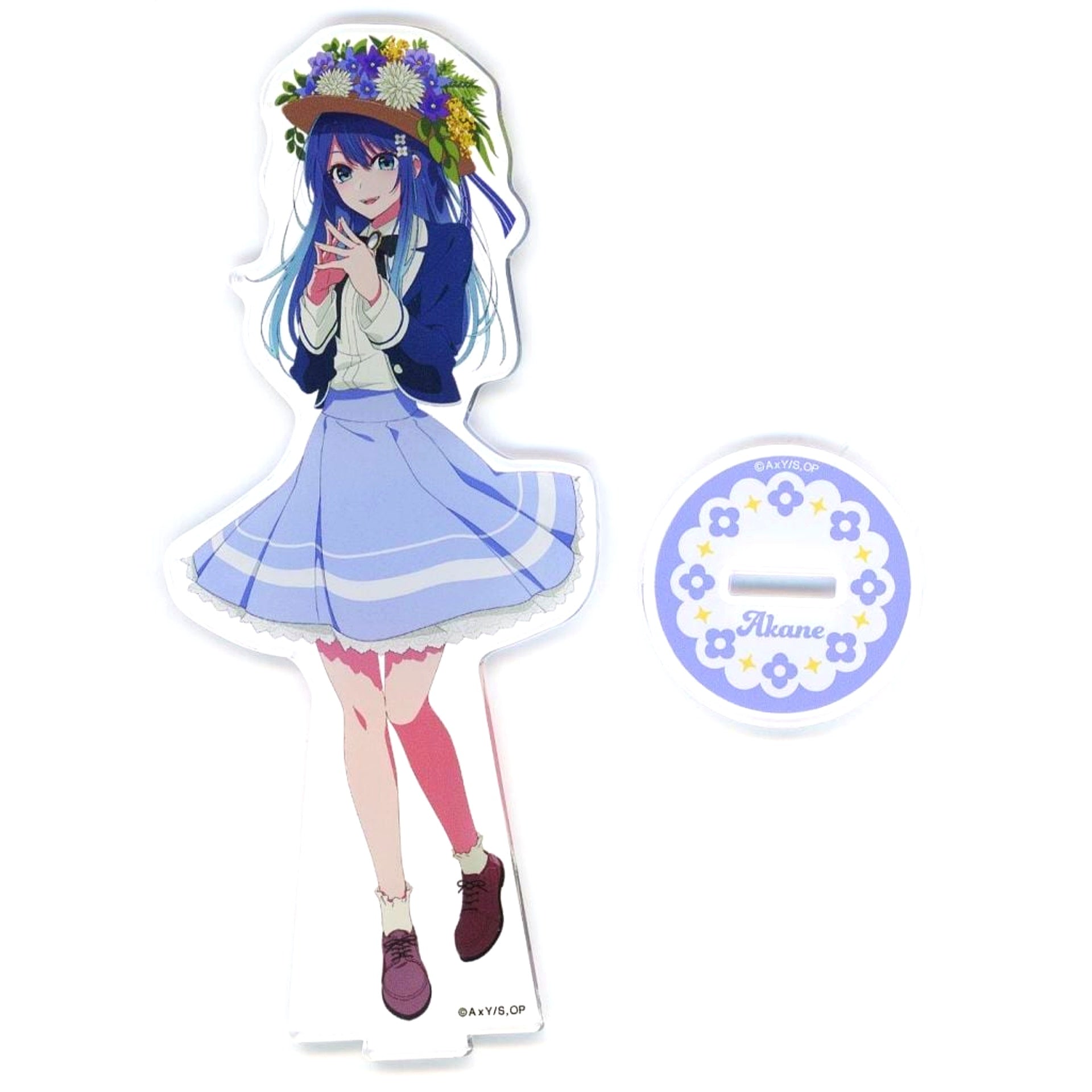 Akane Kurokawa Flower Ver. Oshi no Ko Tokyo Blade Broadcast Commemorative Museum in Akihabara Acrylic Stand Figure [USED]
