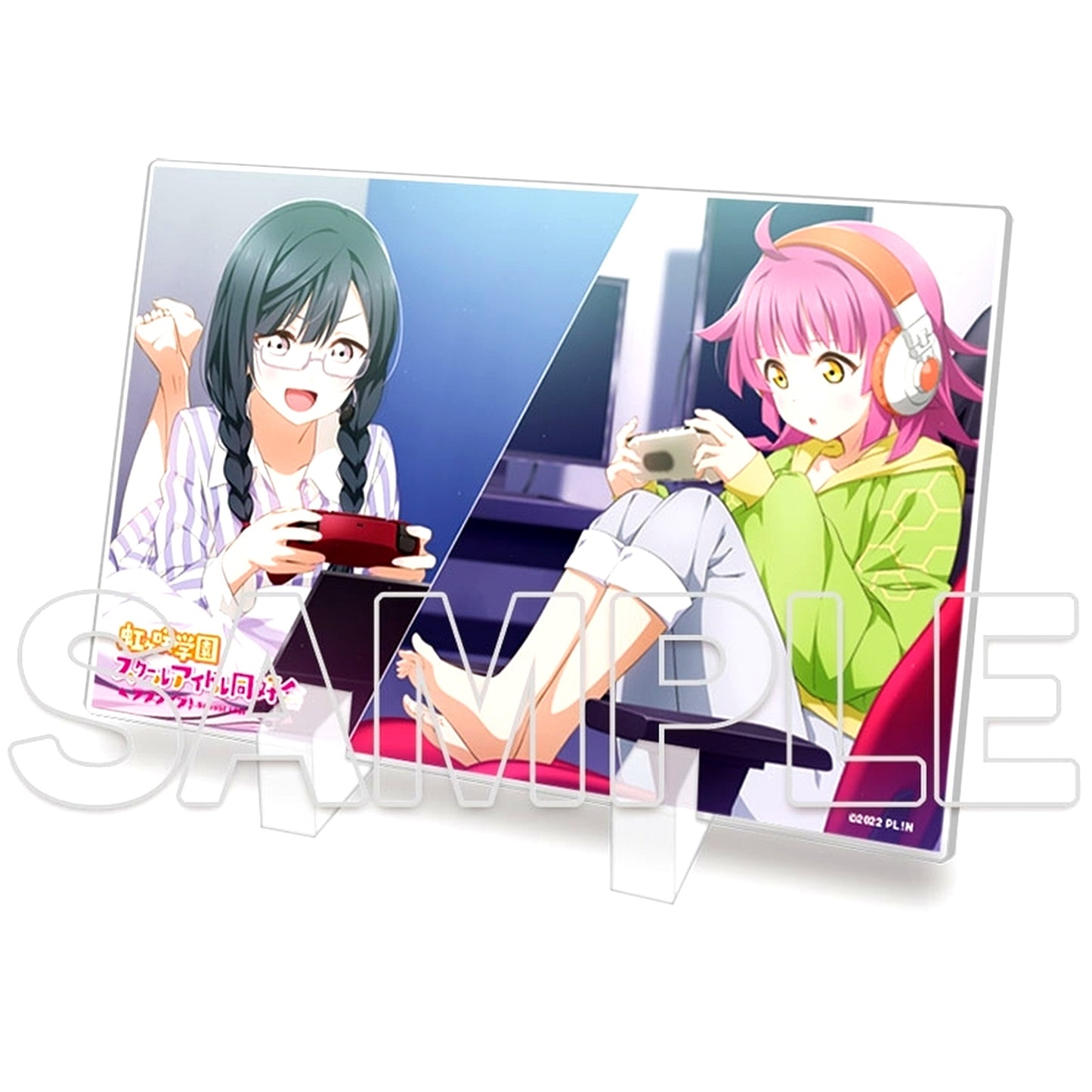 Setsuna Yuki & Rina Tennoji Love Live! Nijigasaki High School Idol Club Mini Acrylic Plate [USED]