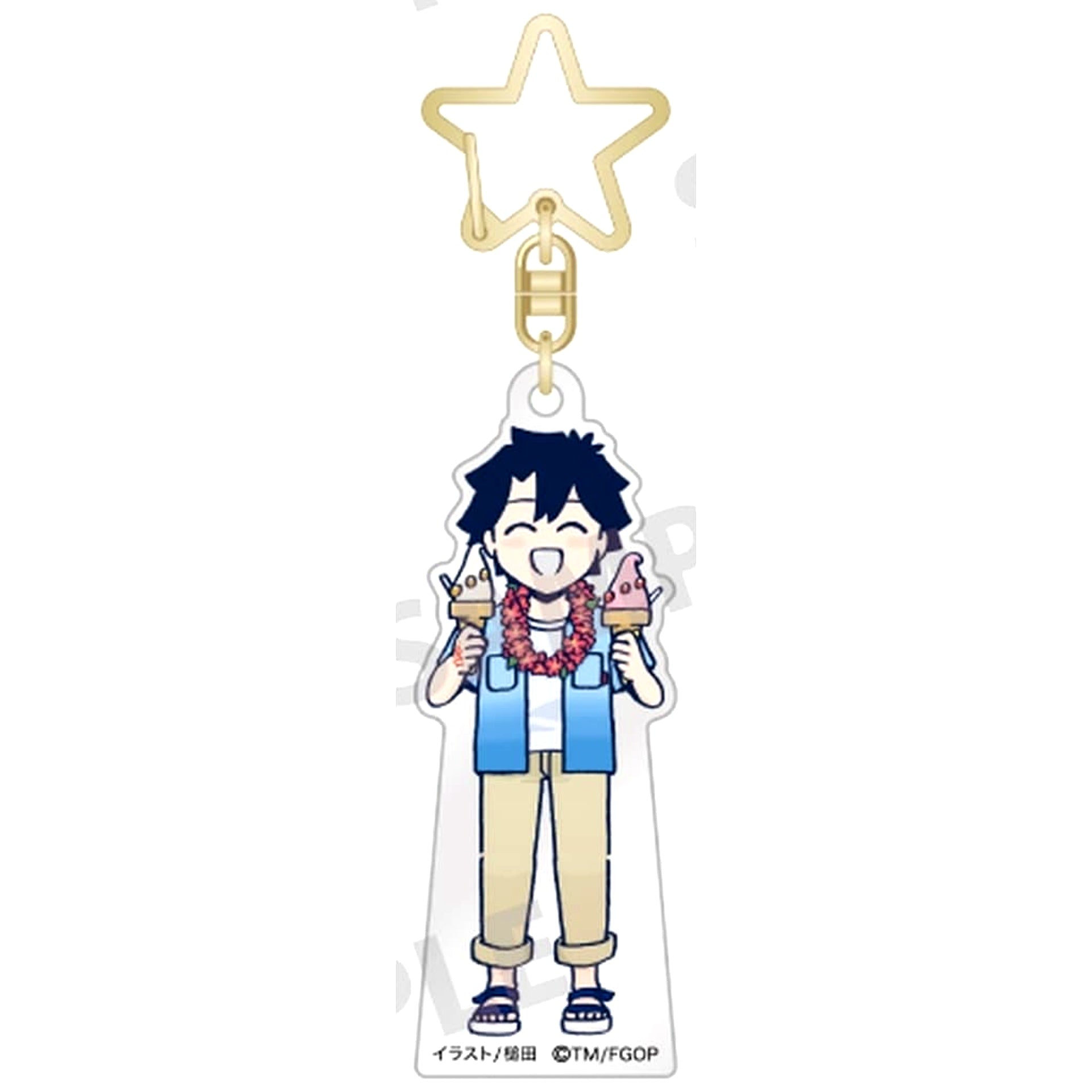 Fate/Grand Order Ritsuka Fujimaru Trading Acrylic Keychain Fujimaru Ritsuka Doesn't Get It [USED]