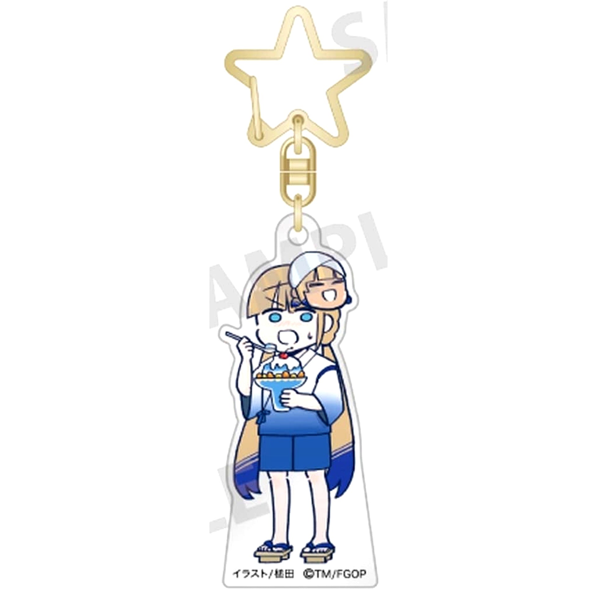 Fate/Grand Order Nemo Trading Acrylic Keychain Fujimaru Ritsuka Doesn't Get It [USED]