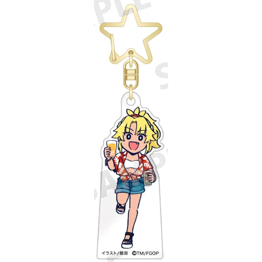 Fate/Grand Order Mordred Trading Acrylic Keychain Fujimaru Ritsuka Doesn't Get It [USED]