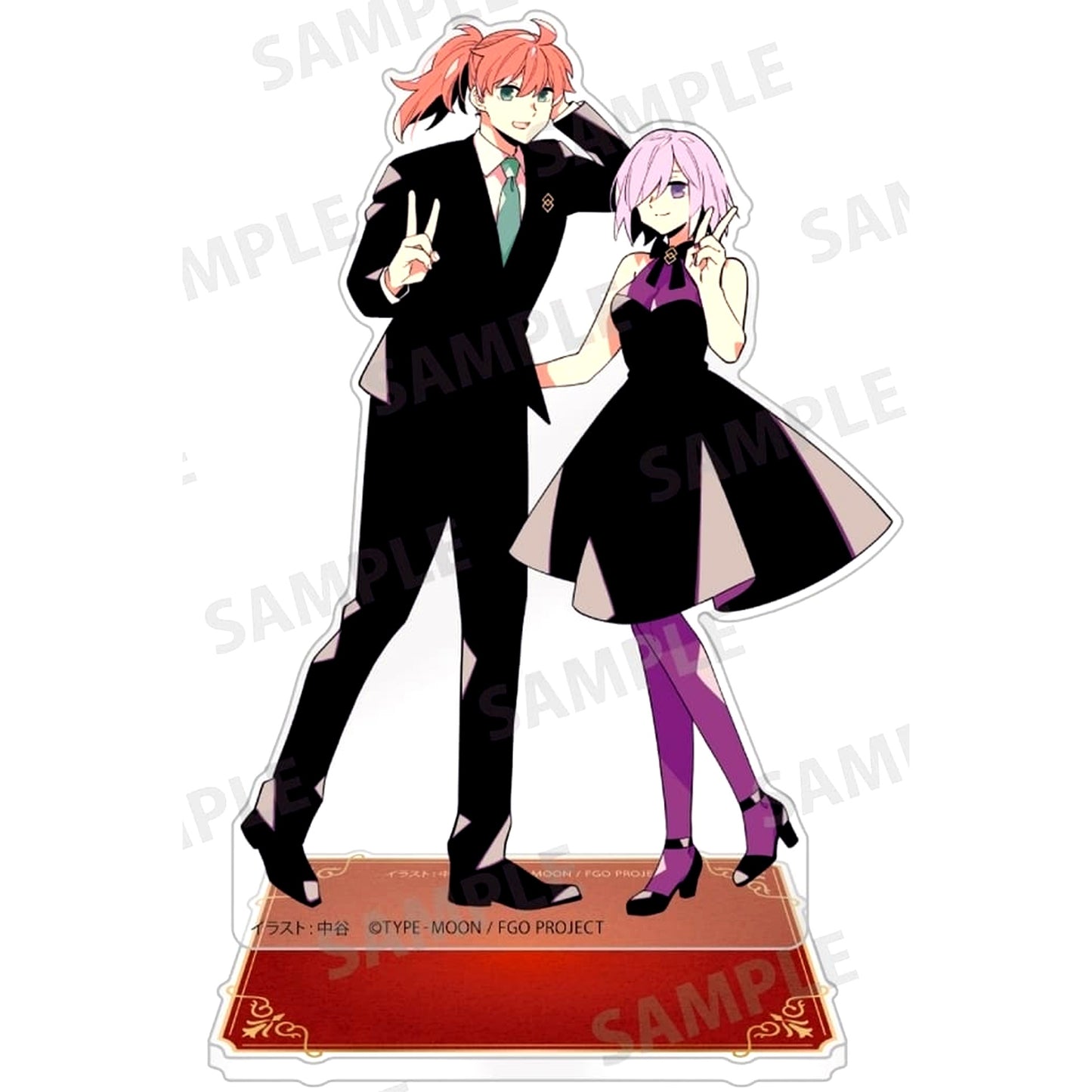 Fate/Grand Order Romani Archaman and Mash Kyrielight Acrylic Stand From Lostbelt [USED]