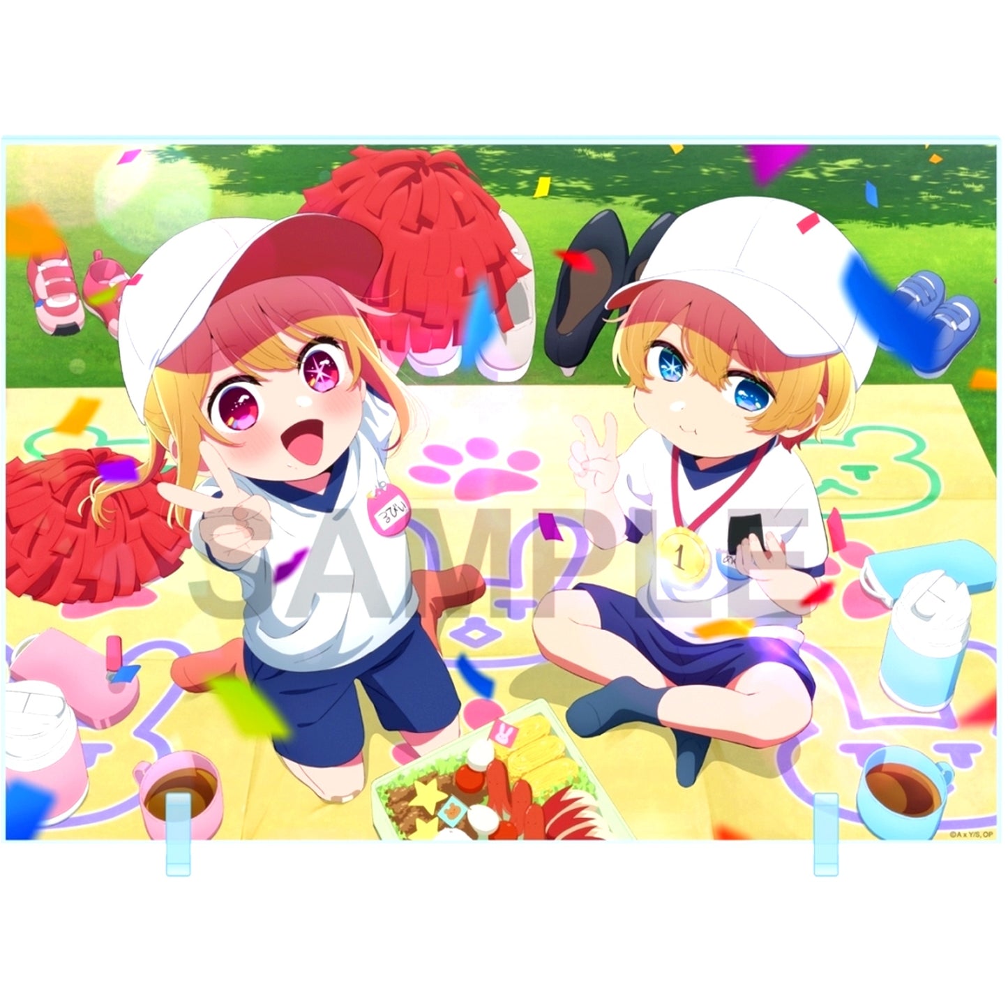 Aqua and Ruby Acrylic Panel Childrens Day 2024 Ver. Oshi no Ko [USED]