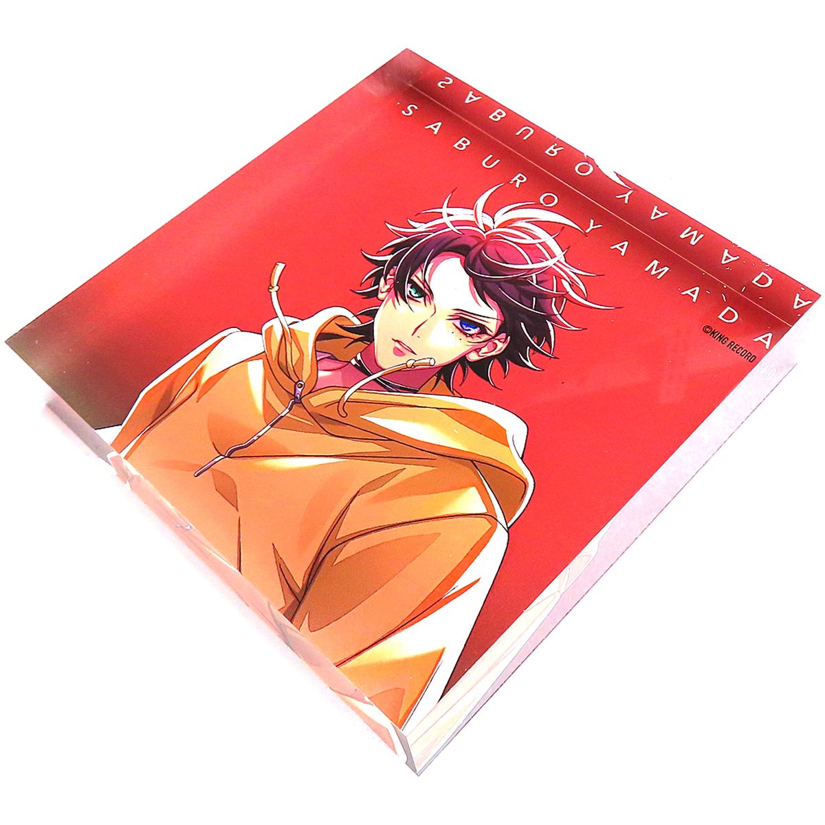Set of 3 Saburo Yamada Hypnosis Mic: Division Rap Battle Acrylic Block CD Only from Set of 3 Buster Bros!!! CD Acrylic Block Set Bonus [USED]