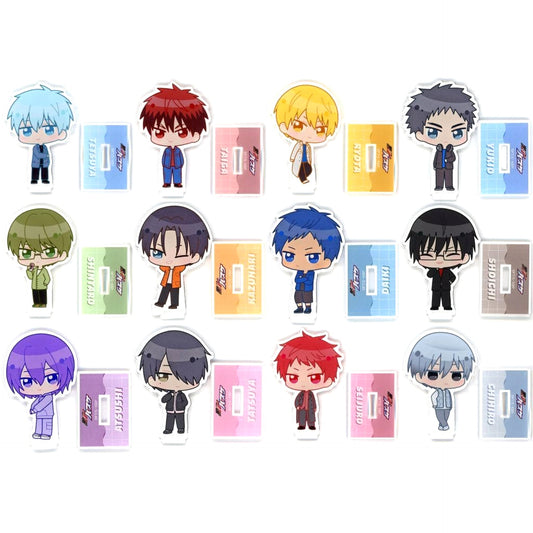Kuroko's Basketball Tetsuya Kuroko & Others All 12 Types Set Trading Chibi Character Snapshot Ver. Acrylic Stand Pop-Up Shop in Amnibus Store Exclusive Acrylic Stands [USED]