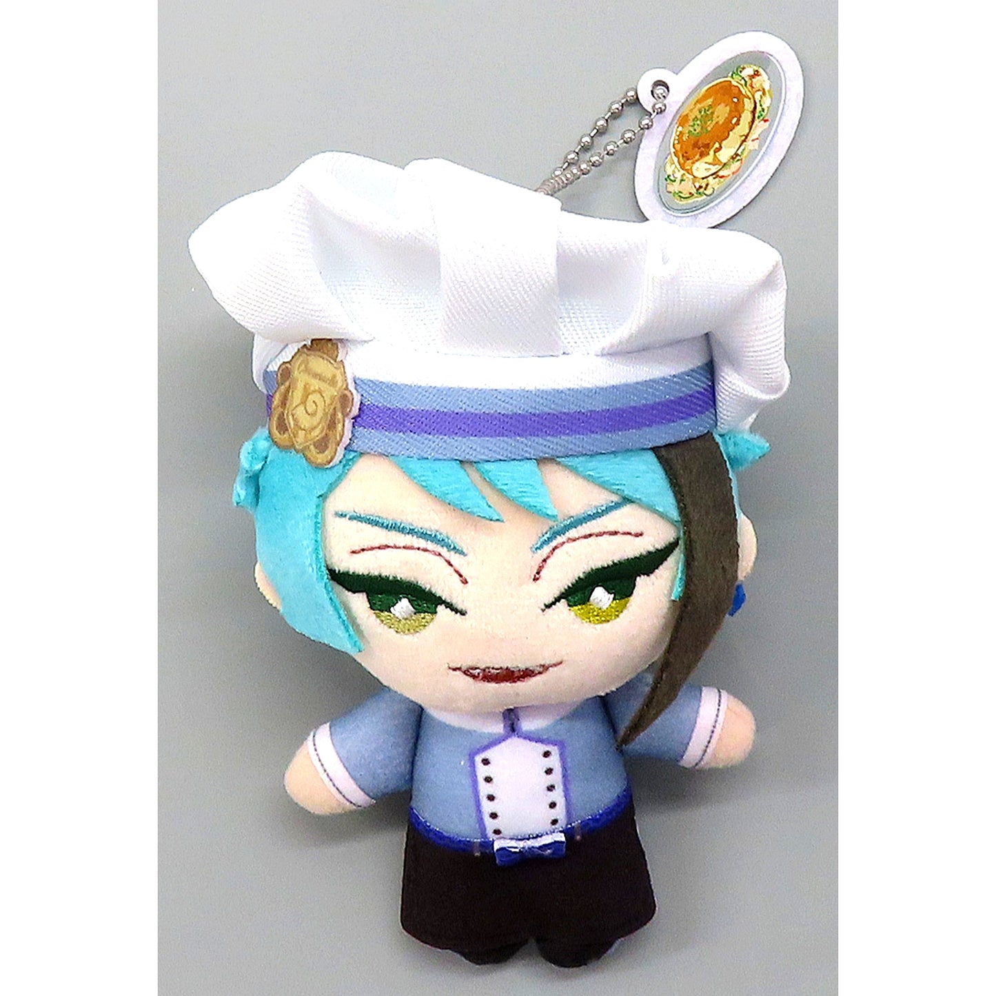 Jade Leech Disney Twisted Wonderland Mini Mini Plush Keychain Master Chef Ver. Gurihiru ART POP UP STORE in Marui [USED]