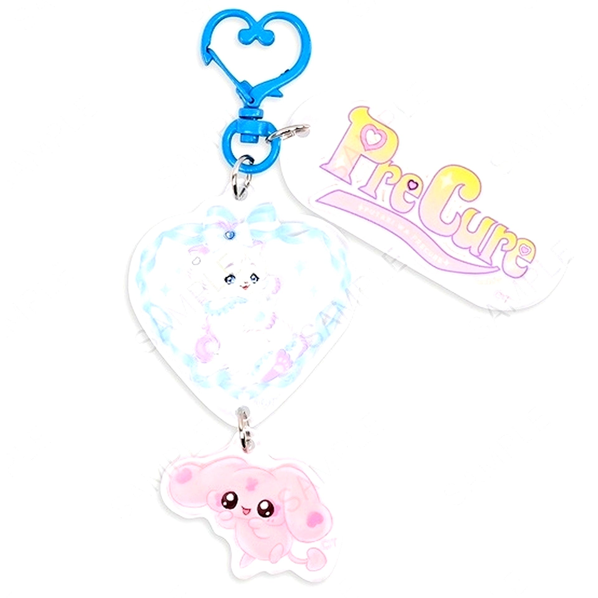 Cure White Futari wa Precure Ms LUTRA Collabo Acrylic Keychain [USED]
