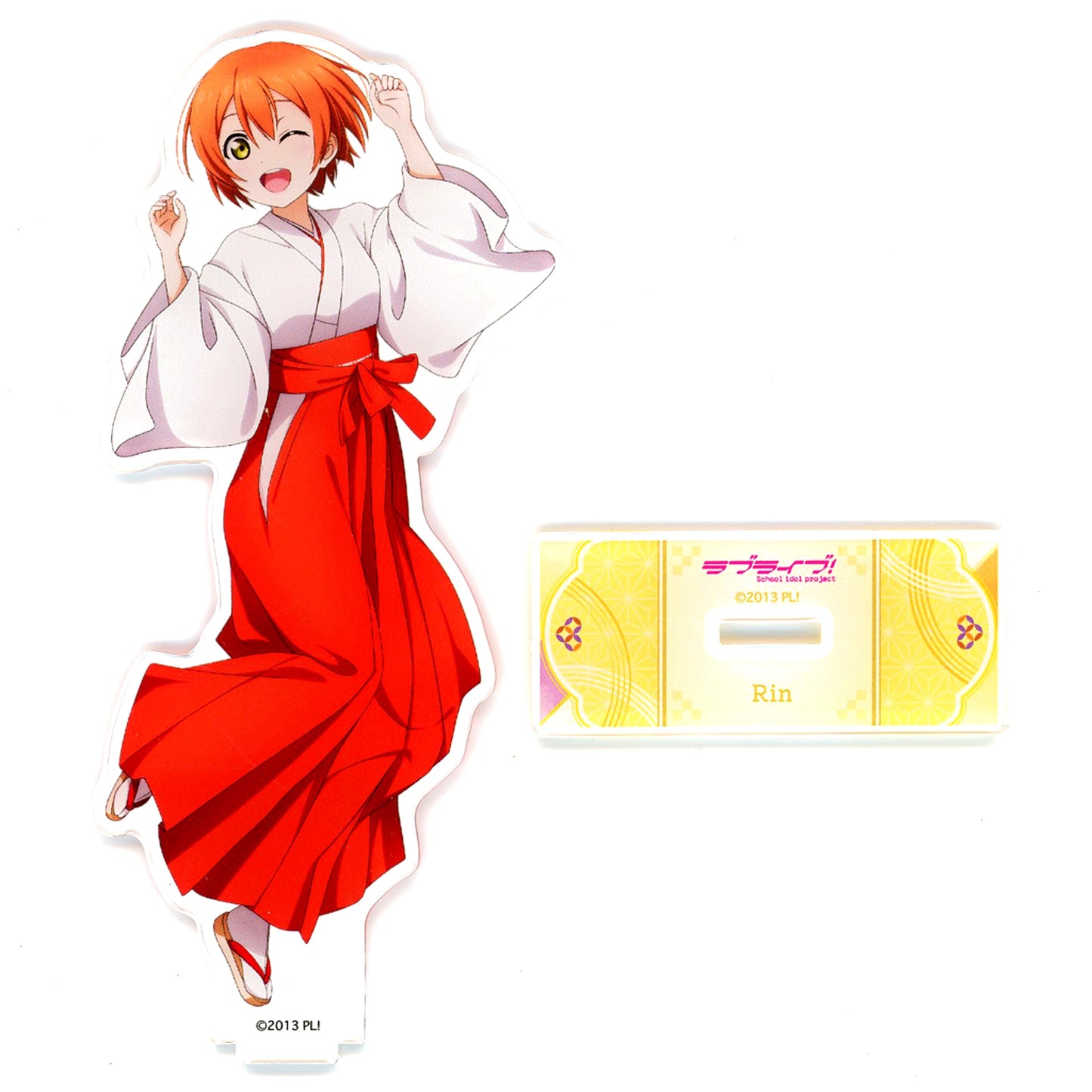Rin Hoshizora Acrylic Stand Love Live! Summer Festival in Kanda Myojin Nouryo Festival [USED]
