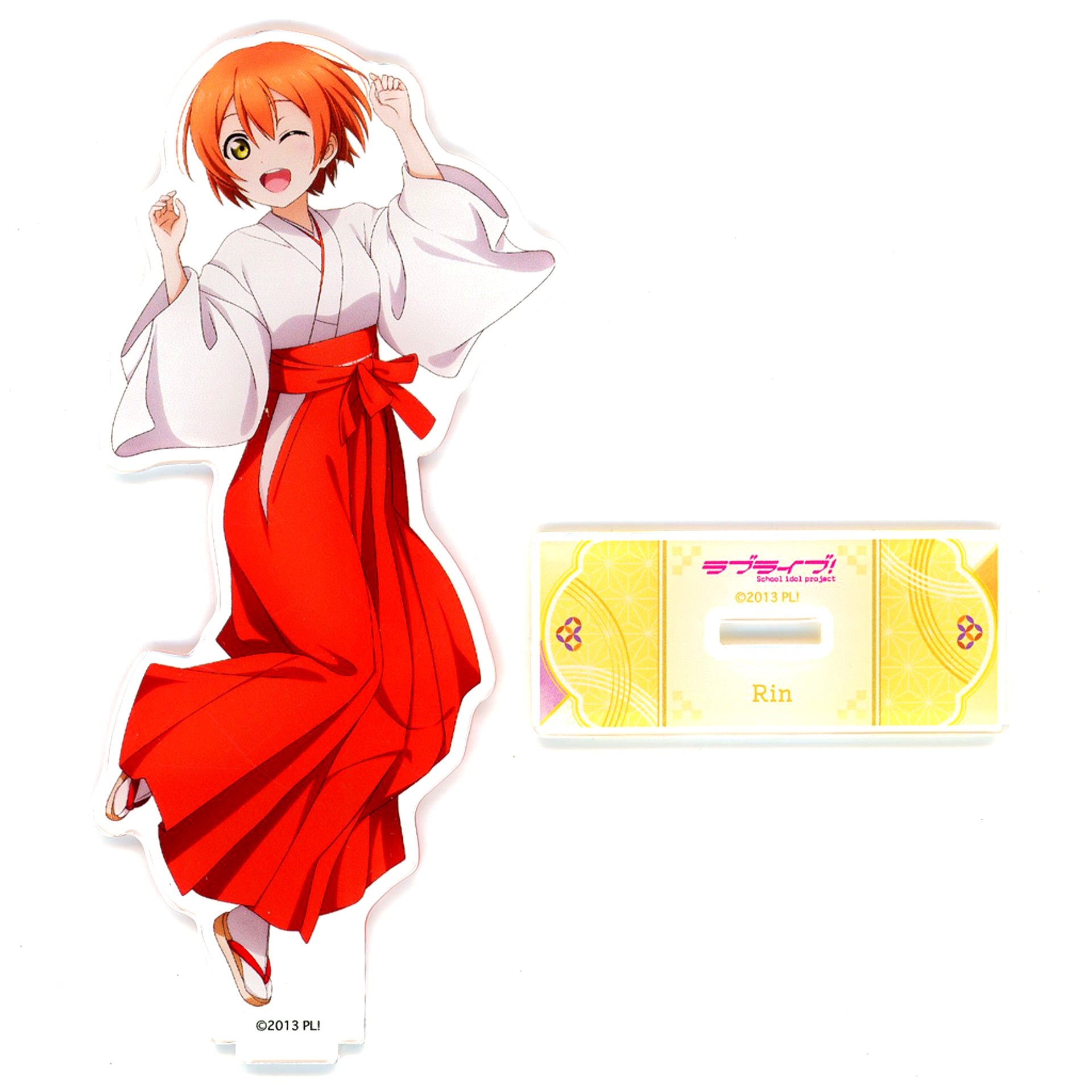 Rin Hoshizora Acrylic Stand Love Live! Summer Festival in Kanda Myojin Nouryo Festival [USED]
