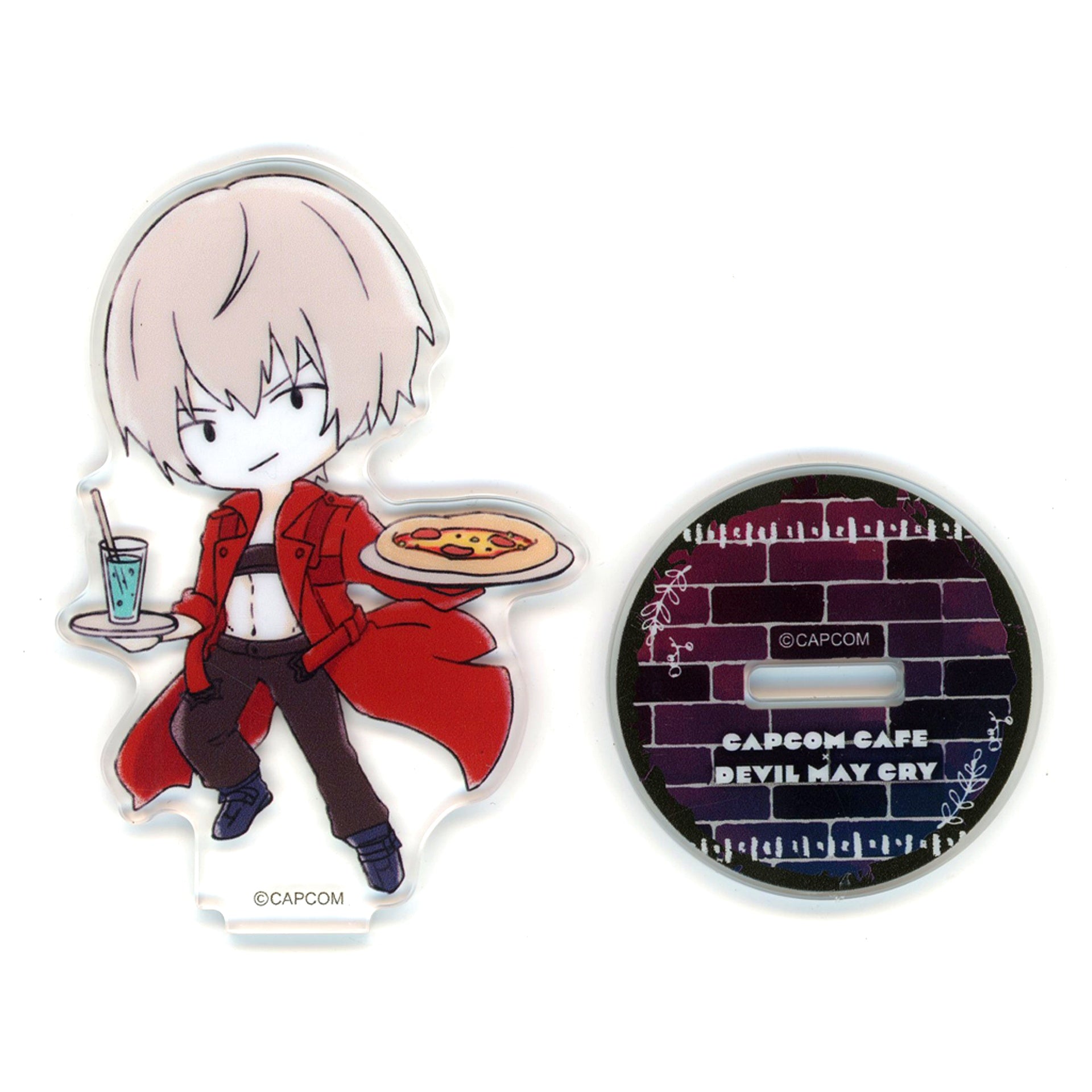 Dante Devil May Cry Trading Acrylic Stand CAPCOM CAFE [USED]