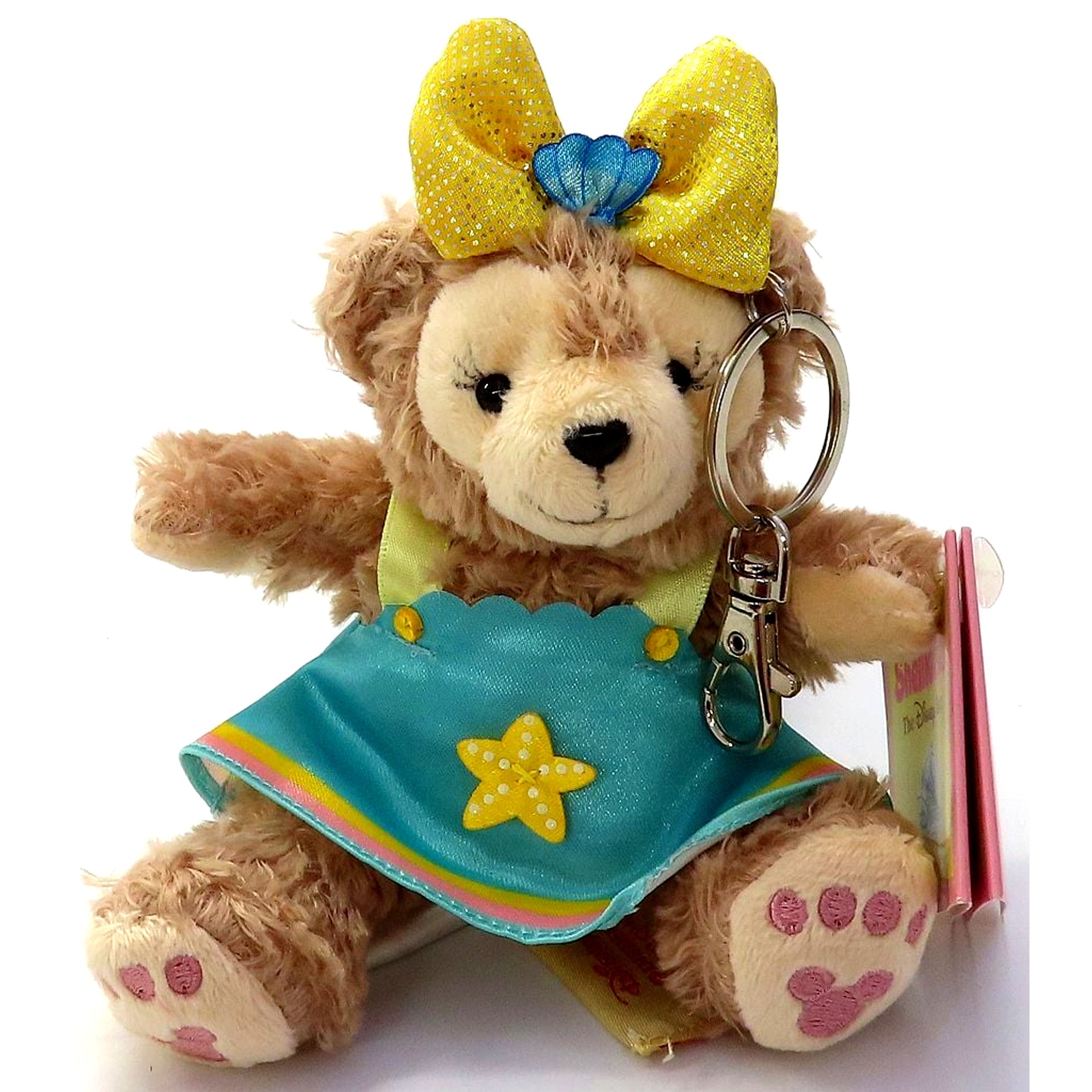 ShellieMay Duffy and Friends Plush Keychain Light Blue One Piece Shanghai Disney [USED]