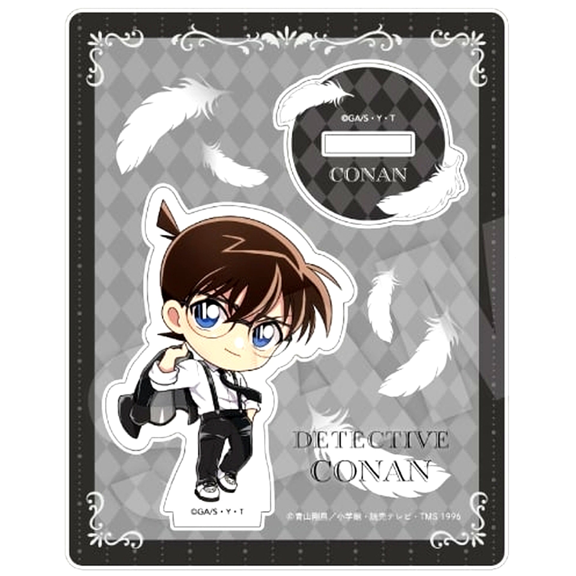 Conan Edogawa Detective Conan Monochrome Series Release Commemoration Fair Monochrome Mini Acrylic Stand [USED]