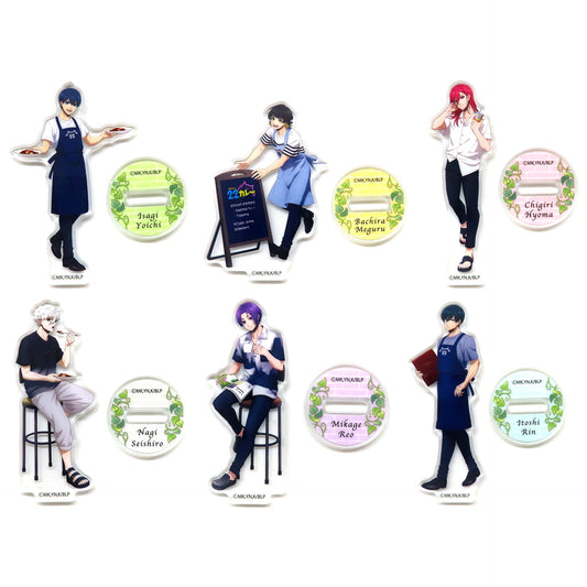 Set of 6 Mini Mini Acrylic Stand Collection 22Curry 24 Blue Lock [USED]