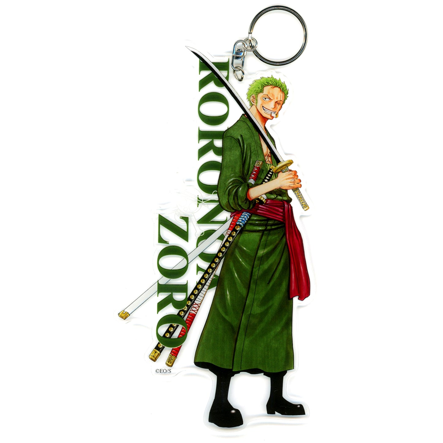 Roronoa Zoro One Piece Acrylic MEGA Keychain [USED]