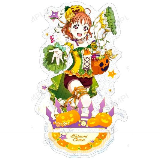 Chika Takami Autumn Harvest Ver. Aqours Kirarin Acrylic Stand Love Live! School Idol Festival [USED]