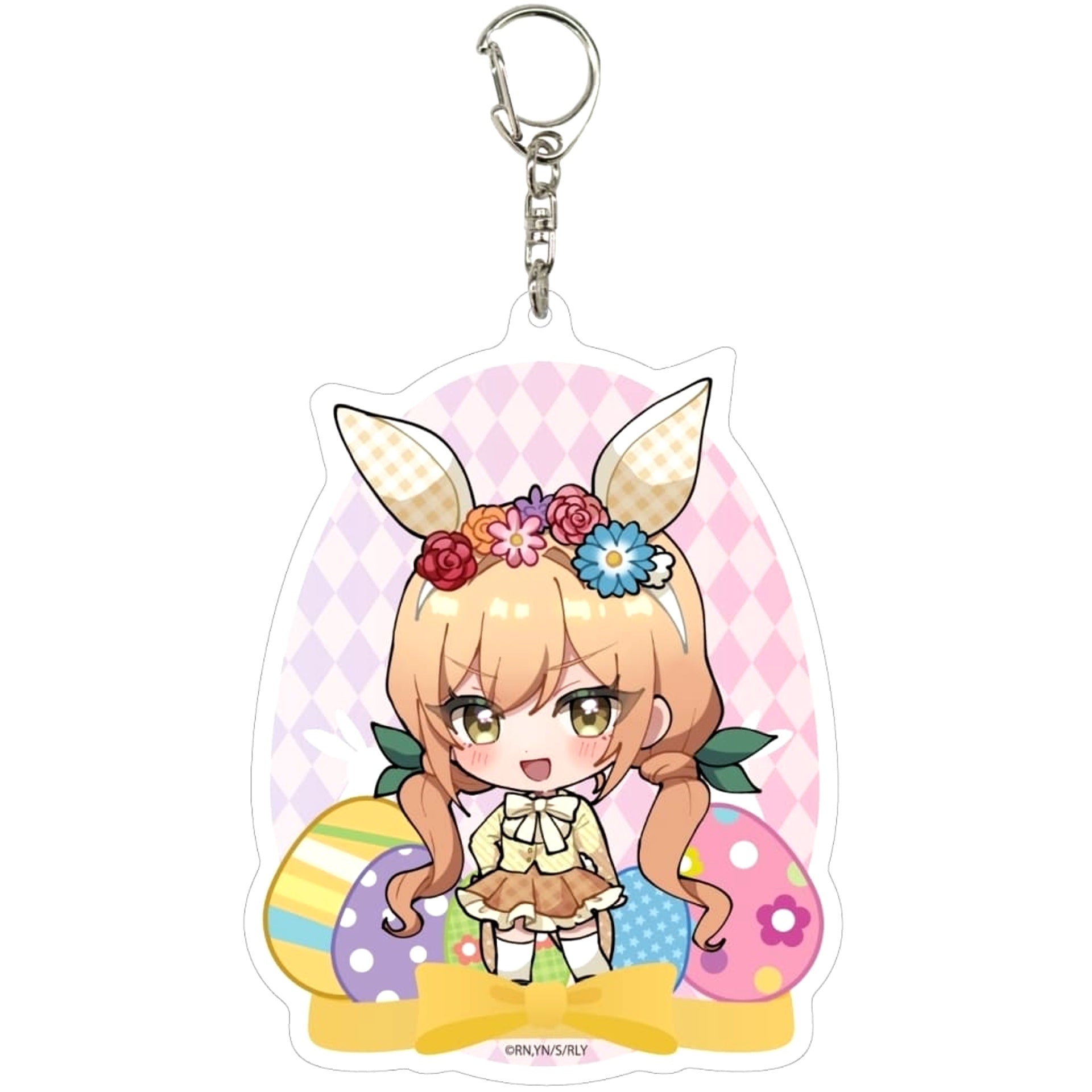 The 100 Girlfriends Who Really, Really, Really, Really, Really Love You Karane Inda 03 Mini Character Illustration Deka Acrylic Keychain Keychains [USED]