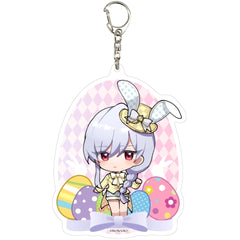 The 100 Girlfriends Who Really, Really, Really, Really, Really Love You Nano Eiai 05 Mini Character Illustration Deka Acrylic Keychain Keychains [USED]