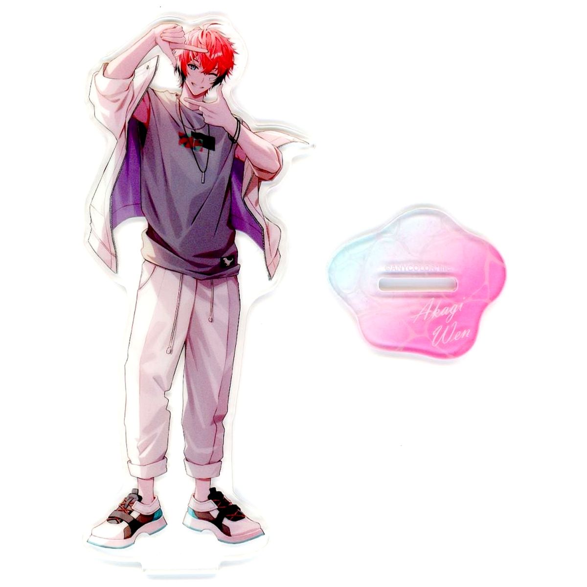Akagi Wen Virtual YouTuber Nijisanji Acrylic Stand Kuji Square Nijisanji HEROES Beach House Kuji C Prize [USED]