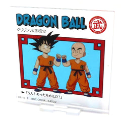 Ichiban Kuji Dragon Ball DRAGON HISTORY Acrylic Stand Krillin vs Son Goku Prize E Acrylic Stands [USED]