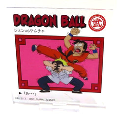 Dragon Ball Ichiban Kuji Dragon History Prize E Acrylic Stand Shen vs Yamcha Acrylic Stands [USED]