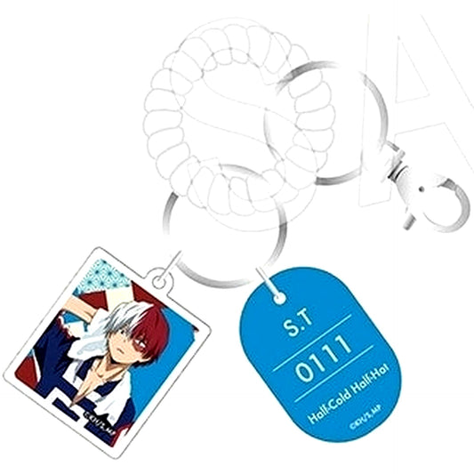 Shoto Todoroki My Hero Academia Gokurakuyu RAKU SPA Locker Key Style Keychain Bath Ver. [USED]
