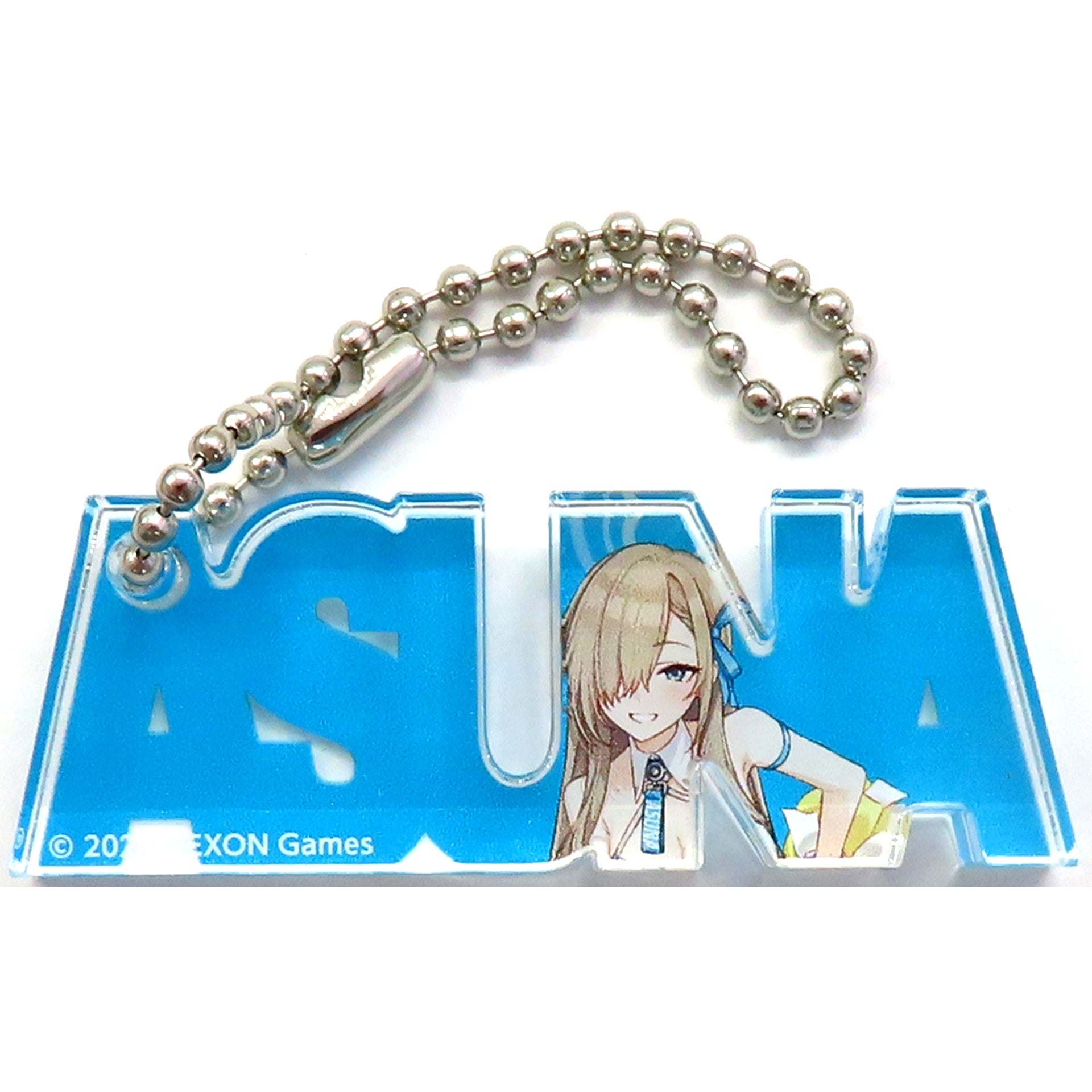 Asuna Ichinose Blue Archive Trading Drawn Acrylic Block Keychain 3.5th Anniv POP UP STORE [USED]