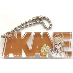 Blue Archive Akane Murokasa Trading Newly Drawn Acrylic Block Keychain 3.5th Anniversary Pop-Up Store Exclusive Keychains [USED]