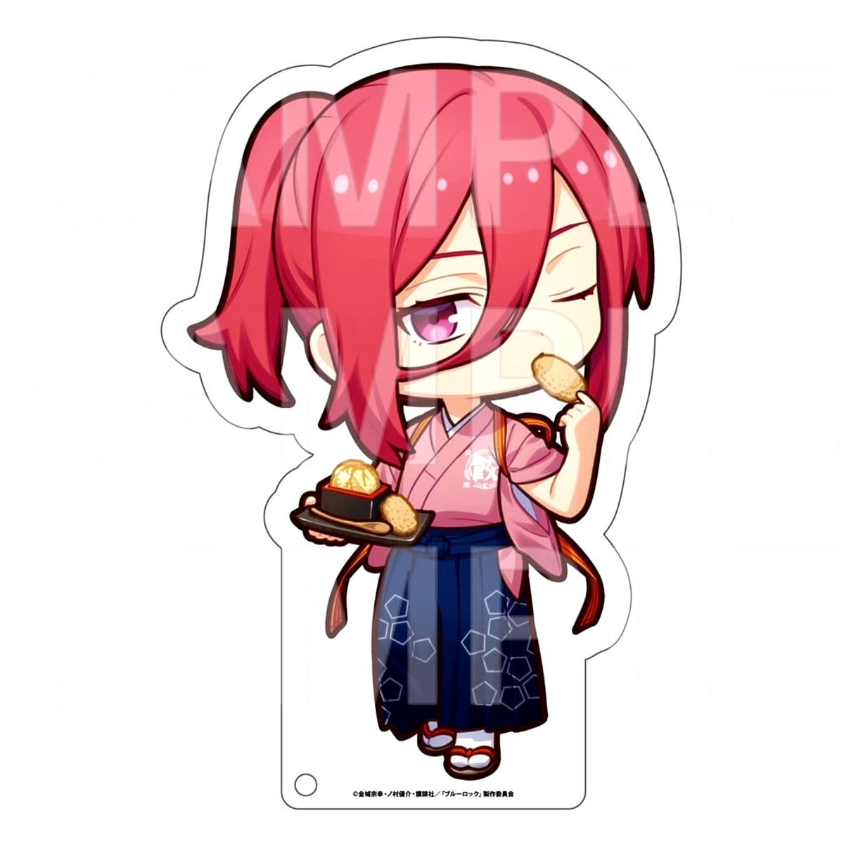 Blue Lock Hyoma Chigiri BIG Acrylic Stand Nikuju Gyoza no Dandadan Collaboration [USED]