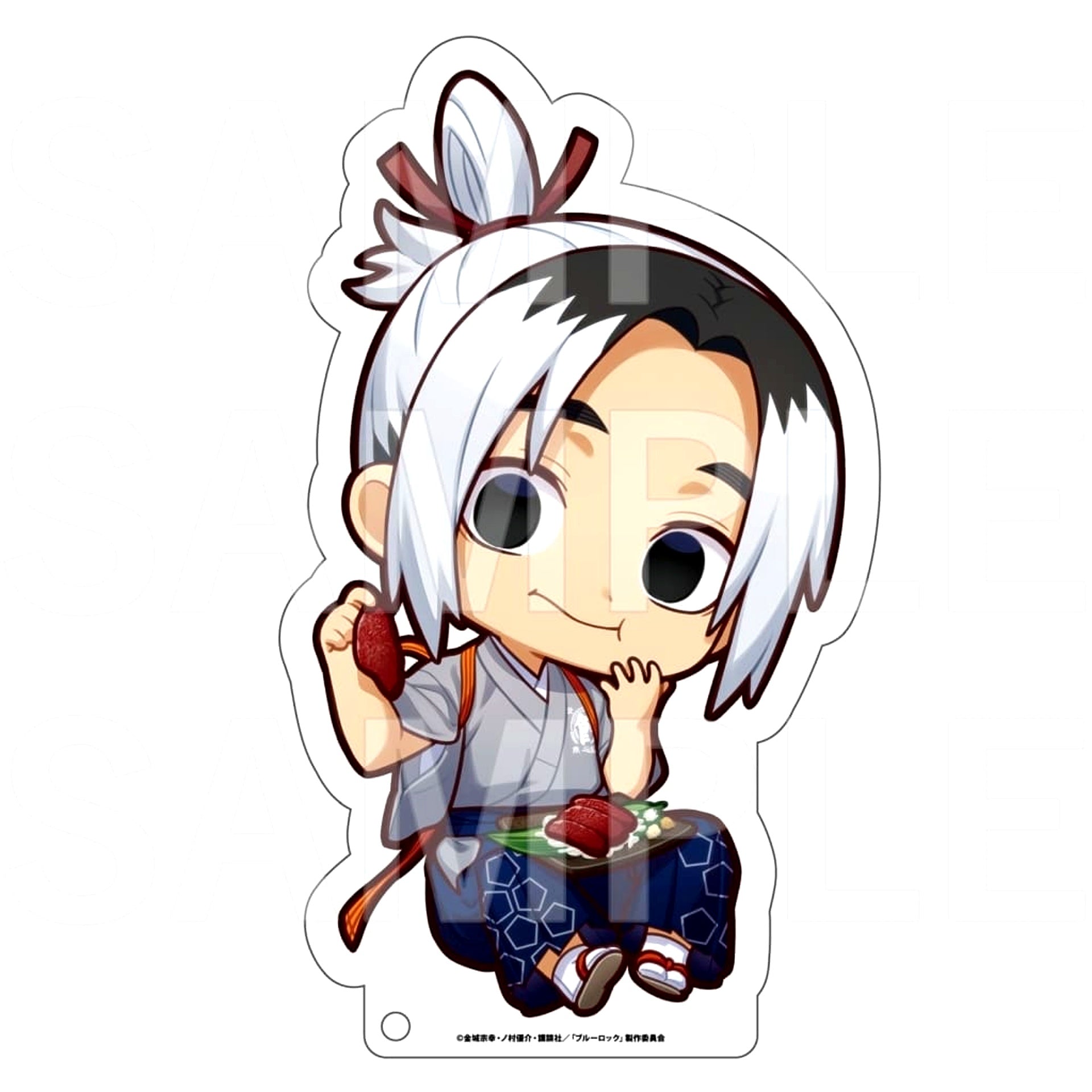 Blue Lock Gin Gagamaru Big Acrylic Stand Nikujiru Gyoza Dandadan Collaboration [USED]