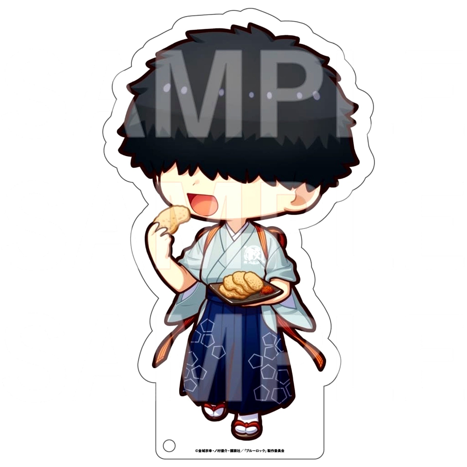 Blue Lock Ikki Niko Big Acrylic Stand Dandadan Nikujiru Gyoza Collaboration [USED]