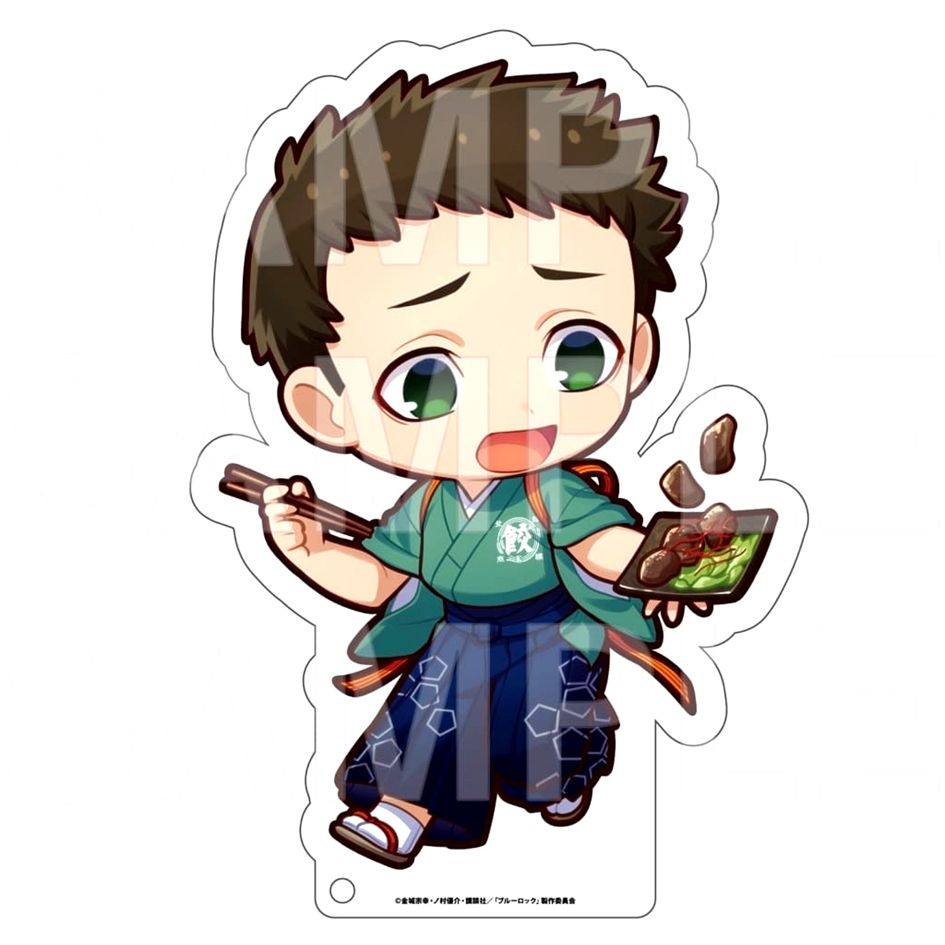Blue Lock Aoshi Tokimitsu BIG Acrylic Stand Nikuju Gyoza no Dandadan Collaboration [USED]
