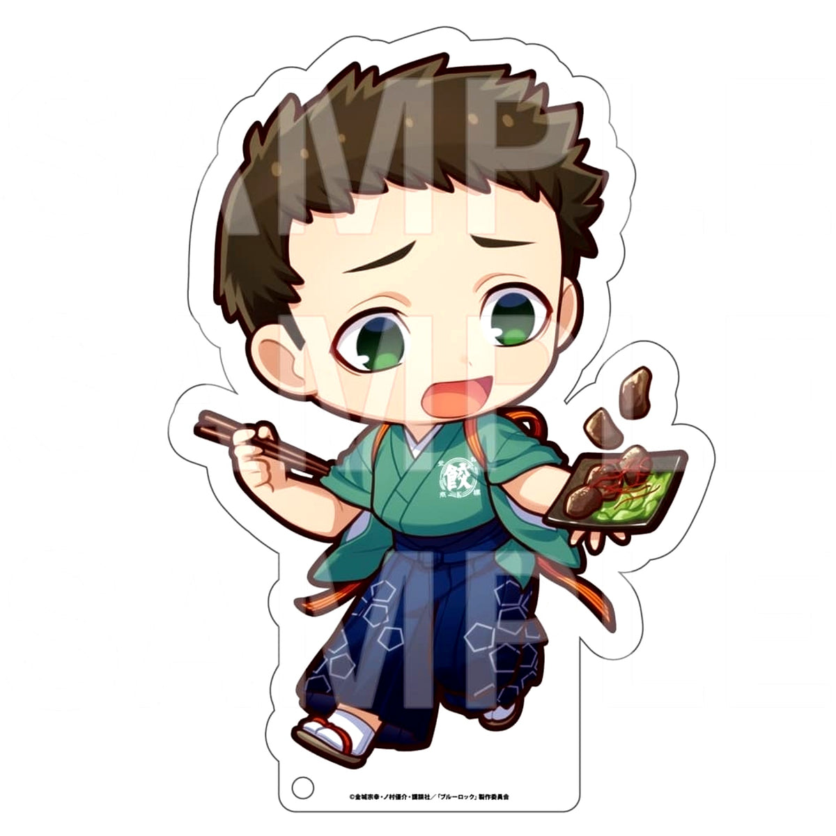 Blue Lock Aoshi Tokimitsu BIG Acrylic Stand Nikuju Gyoza no Dandadan Collaboration [USED]