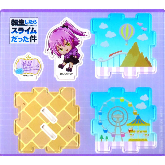 Violet Acrylic Diorama That Time I Got Reincarnated as a Slime x Hirakata Park Isekai Amusement Park Mystery of Tempest Park [USED]