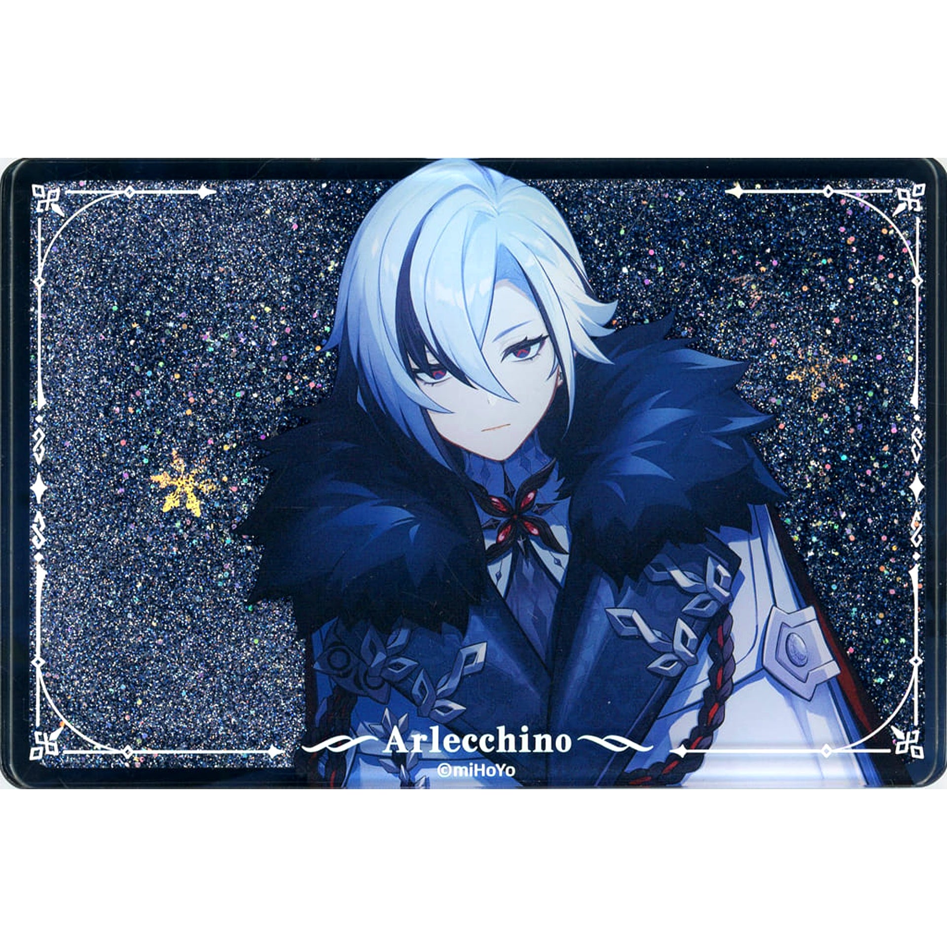 Arlecchino Genshin Impact Winter Nights Lazzo Series Acrylic Sandflow Stand [USED]