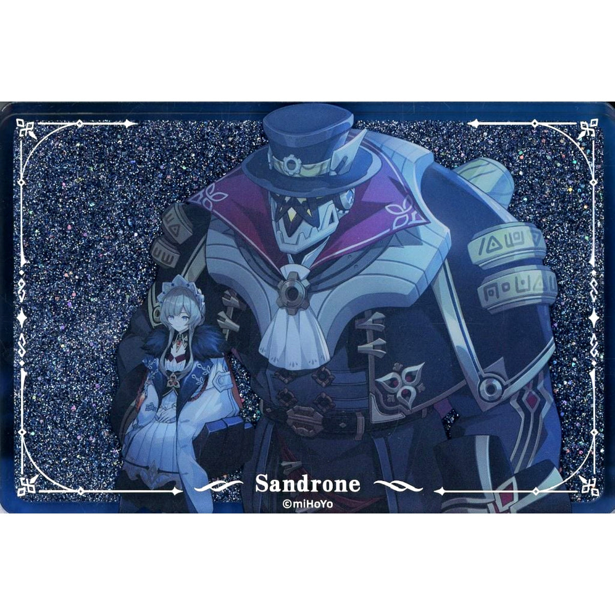 Sandrone A Winter Night's Lazzo Series Acrylic Quicksand Stand Genshin Impact [USED]
