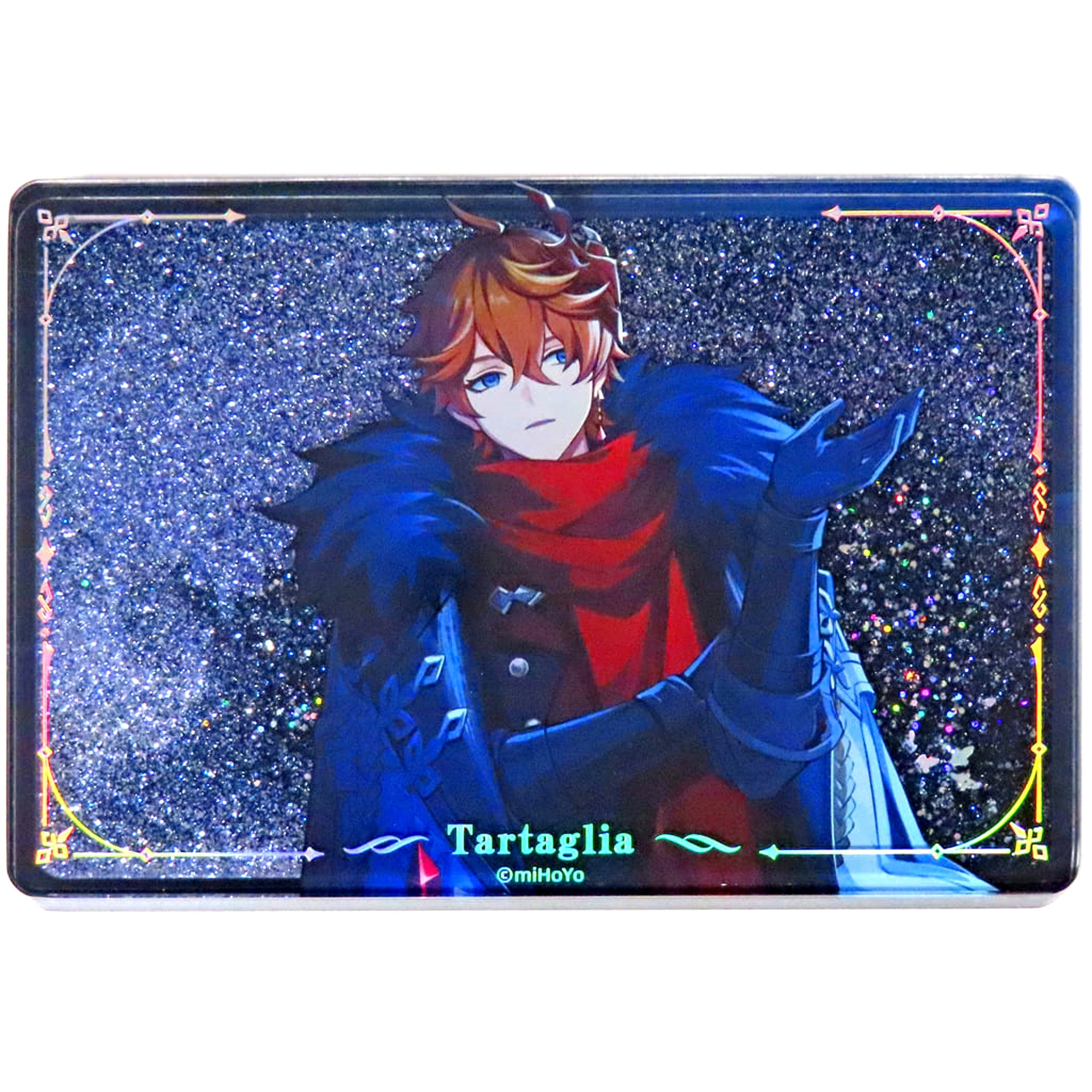 Tartaglia Genshin Impact A Winter Night's Lazzo Series Acrylic Sand Stand [USED]