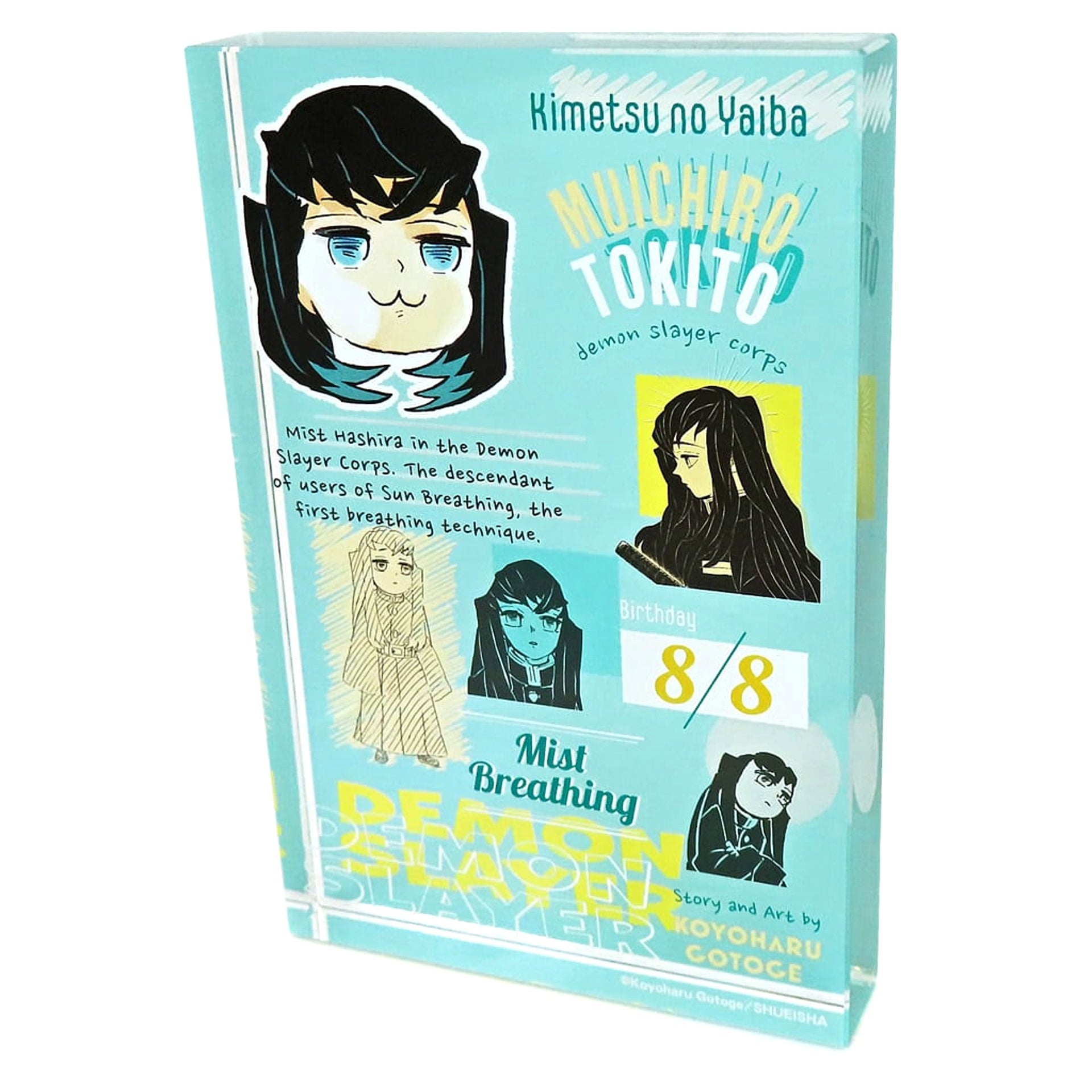 Demon Slayer: Kimetsu no Yaiba Muichirou Tokitou Heroes Acrylic Block 2024 Acrylic Item [USED]