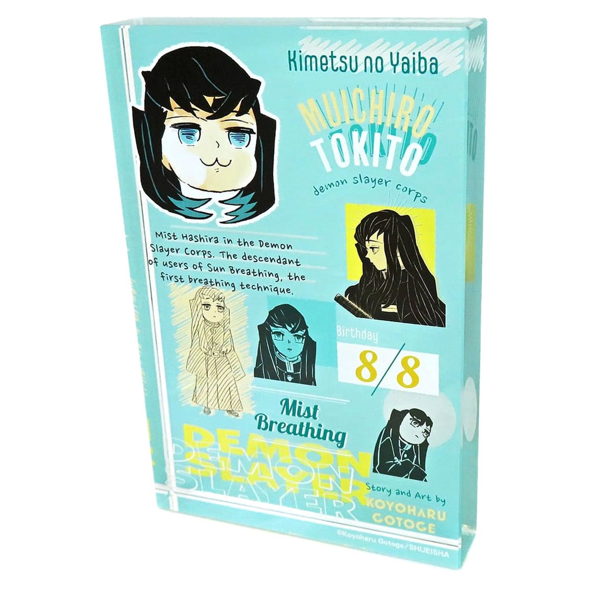 Demon Slayer: Kimetsu no Yaiba Muichirou Tokitou Heroes Acrylic Block 2024 Acrylic Item [USED]
