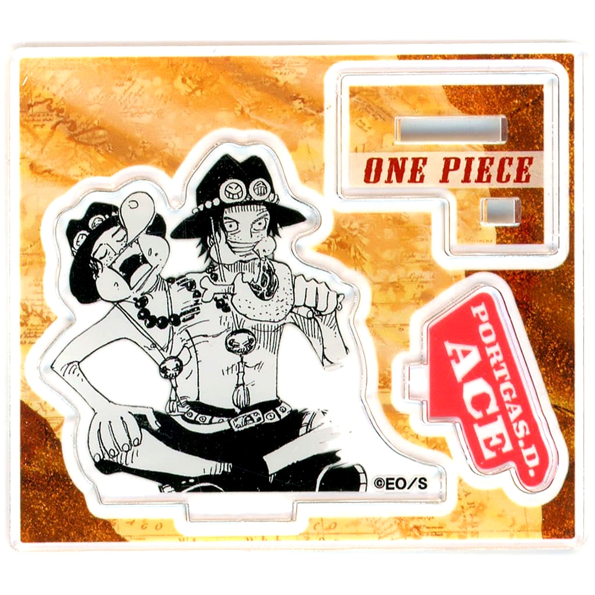 Portgas D. Ace One Piece Acrylic Figure Collection HEROES Portgas D. Ace Vol.1 Eat and Sleep [USED]