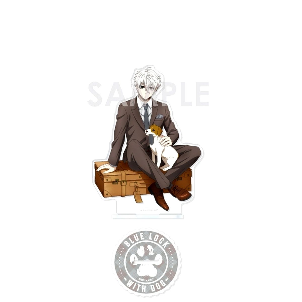 3 Seishiro Nagi Blue Lock Acrylic Stand with Dog [USED]