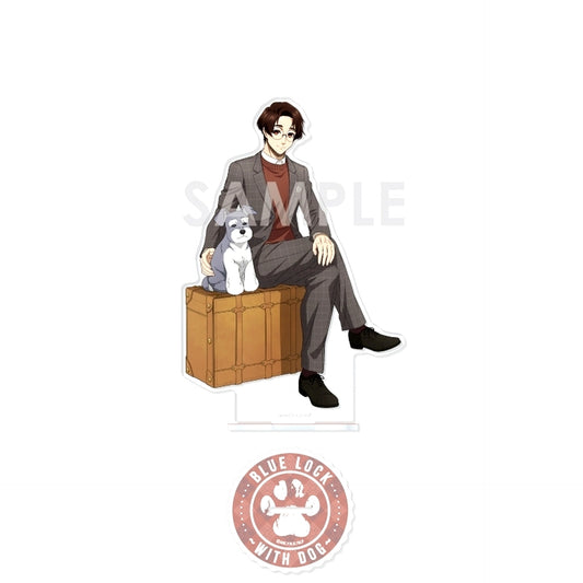 Kenyu Yukimiya 7. With Dog Acrylic Stand Blue Lock [USED]