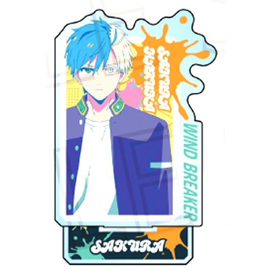 Haruka Sakura WIND BREAKER Trading Acrylic Stand Pop Color [USED]