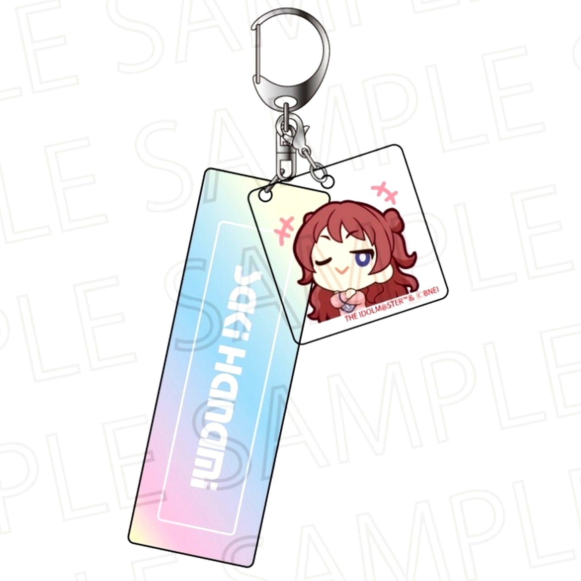 Saki Hanami Gakuen Idolmaster Double Acrylic Keychain [USED]