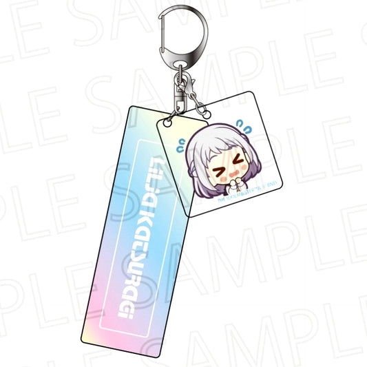 Lilja Katsuragi Gakuen Idolmaster Double Acrylic Keychain [USED]